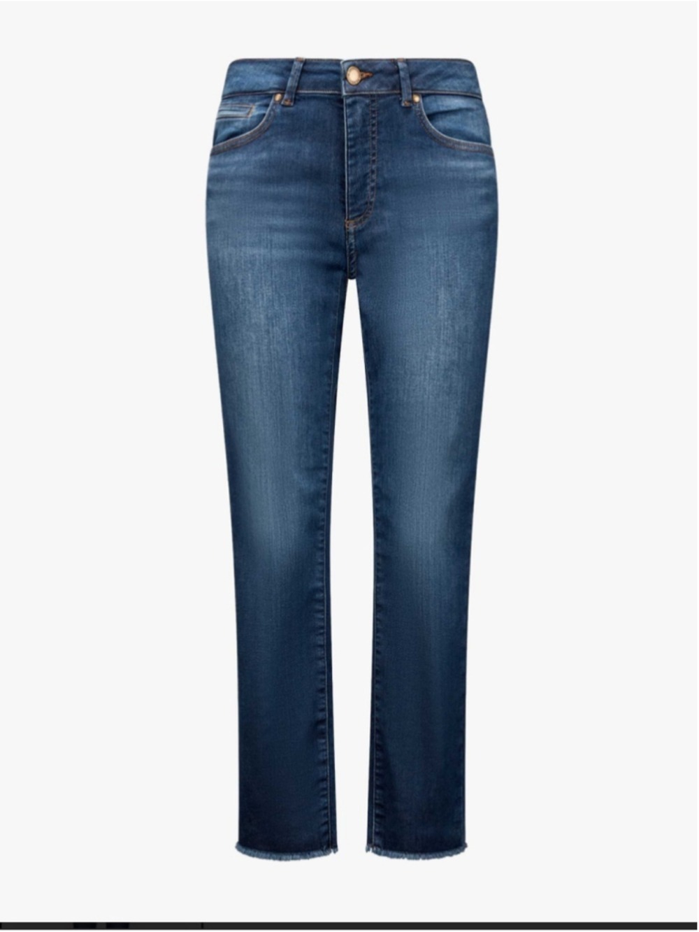 SEDUCTIVE Claire 7/8 Cropped Jeans in moonlight blue